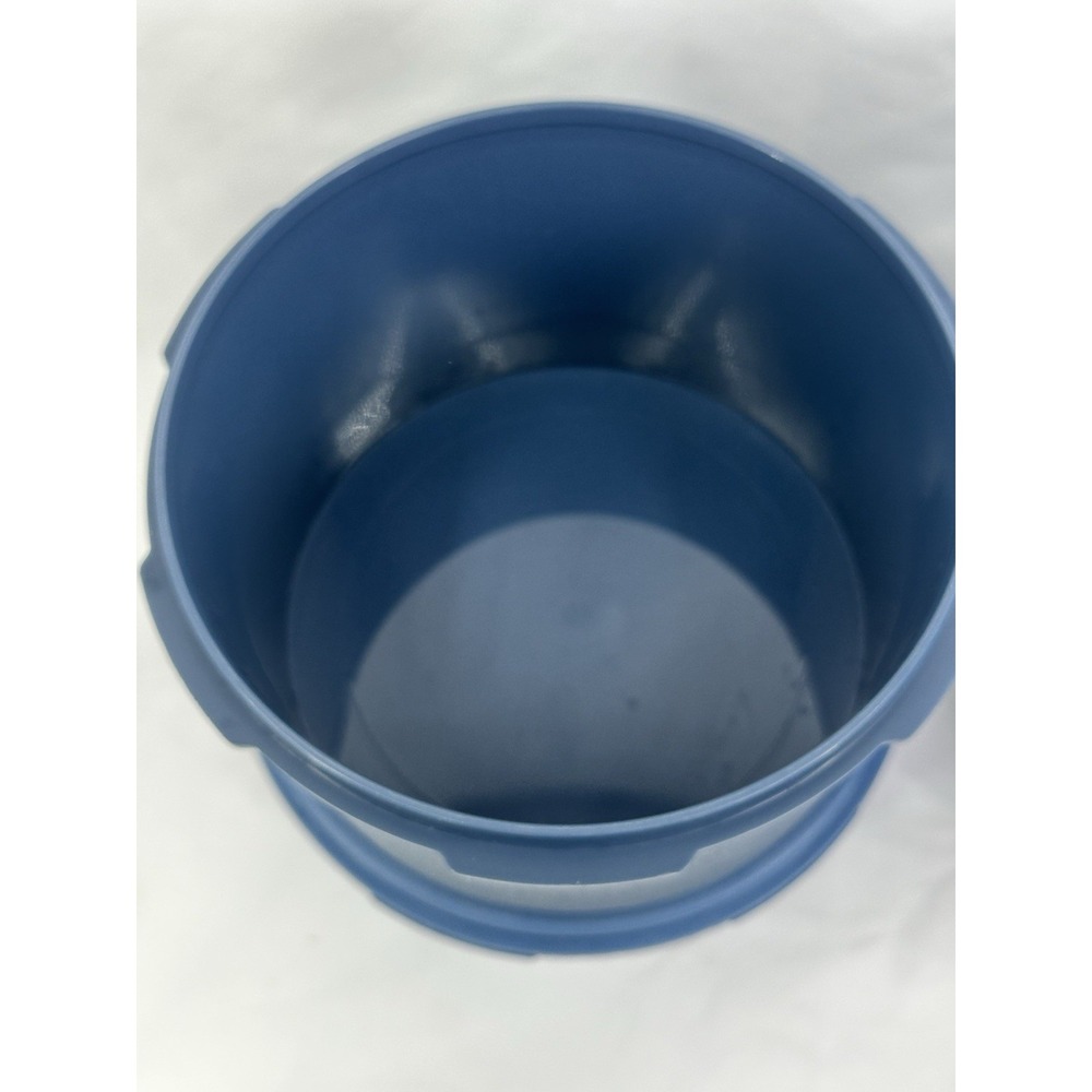 Tupperware Servalier Stacking Canister Set of 4 Different Color Blues Kitchen - Picture 5 of 9